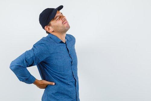 Man with back pain in near me